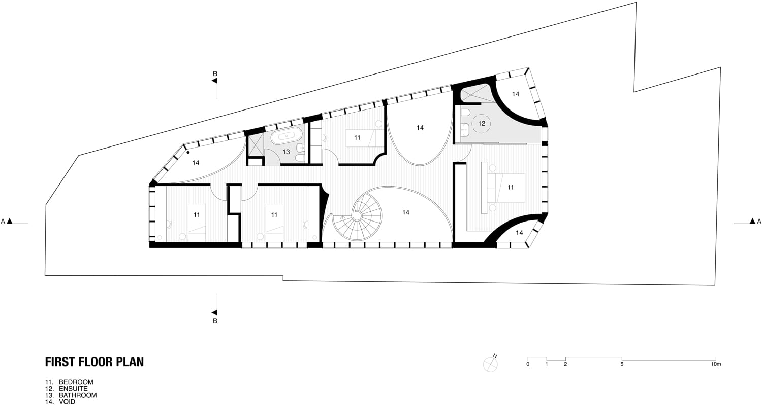 别墅设计，现代风格别墅，悉尼，Chenchow Little，住宅空间